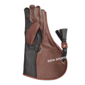 ถุงมือหนังแท้สำหรับนกเหยี่ยว ถุงมือป้องกันสำหรับการเลี้ยงนกเหยี่ยว ใช้งานหนัก สำหรับนกเหยี่ยว นกอินทรี - Product Image 4