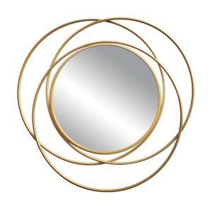 Best Quality Modern <b>Gold</b> Geometric Metal <b>Frame</b> Wall <b>Mirror</b> For Home Decor Living Room Bedroom Wholesale Decorative Accent <b>Mirror</b> - Product Image 5
