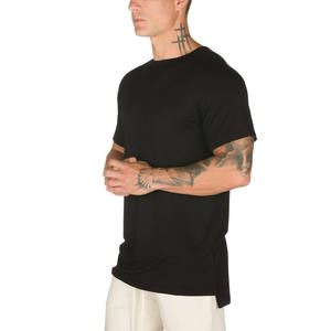 T-shirt en coton et élasthanne pour homme de style urbain-Sonnerie à manches courtes personnalisée Respirant à séchage rapide Sport Running Fitness Muscle - Product Image 3
