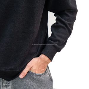 Hombres personalizado Casual al por mayor de alta calidad liso en blanco sudadera de gran tamaño para los hombres nuevo diseño transpirable sudaderas de los hombres - Product Image 4