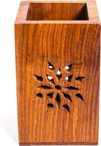 Wood Pen Cup Pencil Holder for Desk Decor Desk Organizer Wooden Pencil Holder Wood Pen Holder Multi Purpose Use Pencil Cup - Product Image 3