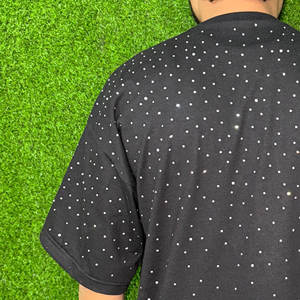 เสื้อยืดผู้ชายผ้าคอตตอน 100% น้ำหนักมาก พิมพ์ลายโลโก้ตามสั่ง ทรงปกติ สไตล์ทางการ พิมพ์ลายซิลค์สกรีนอย่างดี - Product Image 6