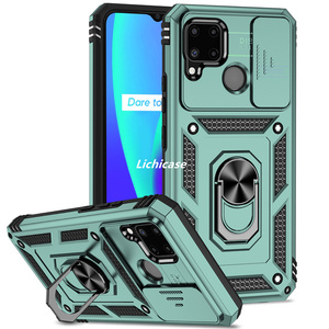 Lichicase nuovi arrivi Heavy Duty magnetico anello di metallo Stand Cover del telefono per <span class=keywords><strong>Realme</strong></span> <span class=keywords><strong>C11</strong></span> C20 C20A <span class=keywords><strong>custodia</strong></span> per cellulare - Product Image 6