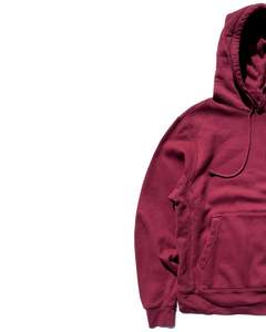 Unisex <b>Maroon</b> Heavyweight Fleece <b>Hoodie</b> Oversized Pullover Streetwear Hooded Sweatshirt Kangaroo Pocket Custom OEM Design - Product Image 4