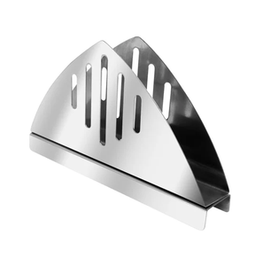 Stainless Steel Tissue Paper Holder Stand Tabletop Tissue Paper Holder Metal <b>Wedding</b> Restaurant Used - Product Image 3