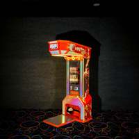 Nouvelle machine d'arcade de basket-ball et de boxe PK Punch Kick Street avec écran LED, orange, en plastique ABS et cadre métallique, 175W, 351 Lbs