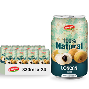 Jus de longane naturel Jojonavi Échantillon gratuit 330ml Fabricant Fournisseur en gros Marque privée OEM ODM - Product Image 1