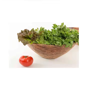 Cuenco de madera marrón natural, precio económico, cuenco para servir para el Hogar, Restaurantes, hoteles o bares para ensaladas de glowin fashion - Product Image 1