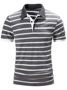 Camisetas Polo de golf de uniforme para hombre 100% algodón o poliéster liso con logotipo bordado personalizado - Product Image 2