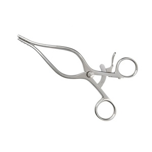 Écarteur courbé à retenue automatique pour adulte Mollison Écarteur manuel 4 en 4 dents avec matériau en acier inoxydable - Product Image 4