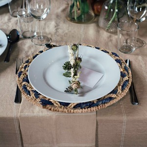 Bohemian Seagrass Mantel Mimbre Productos ecológicos Hecho en Vietnam Decoración de mesa al por mayor - Product Image 3