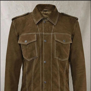 แจ็กเก็ตขี่มอเตอร์ไซค์ผ้าใบใส่ได้ทั้งชายและหญิงวัสดุนิ่มแบบคลาสสิกเสื้อผ้าฤดูหนาวสไตล์สตรีทอินเทรนด์สวมใส่สบายทนทานคุณภาพสูง - Product Image 2