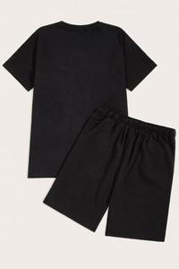 Conjunto de camiseta de verano para hombre con pantalones cortos a juego conjuntos cortos de gimnasio para hombre Camiseta y conjunto corto Conjunto de camiseta de manga corta para hombre - Product Image 2