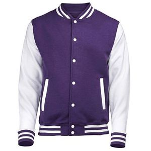 Veste universitaire tendance de haute qualité avec col montant et logo frontal, écologique - Product Image 6