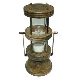 Design unique de bonne qualité en laiton nautique sablier boussole sablier avec article en métal promotionnel maritime article de table en laiton - Product Image 3