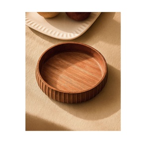 <b>Table</b> Decorative Wooden Serving Bowl Styled For Premium Home Settings Genuine Quality Made In India - Product Image 1