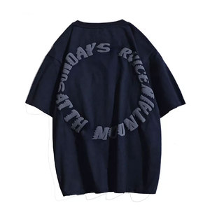 À la mode femmes bouffée impression t-shirt Logo personnalisé bouffée impression t-shirt marque privée femmes bouffée impression respirant t-shirt - Product Image 3