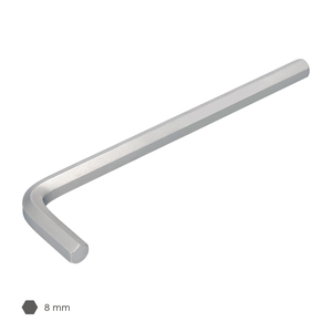 Chiave Allen Lunga in Acciaio Cromo Vanadio Professionale 8,0 mm - Product Image 3