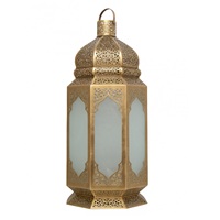 Dernière conception 2025 de bougeoir de style marocain lanterne découpée au laser conception de haute qualité lanterne à bougie décoration d'éclairage à la maison