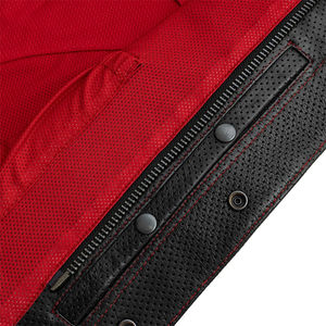 Chaleco de Motocicleta sin Mangas para Hombre, Diseño Único, Novedades, Talla Grande, Estampado, con Botones, de Cuero PU Texturizado - Product Image 5