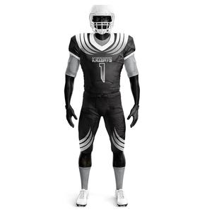 Uniforme de Entrenamiento Corto Personalizado, Transpirable, de Malla de Poliéster, Jersey Profesional de Fútbol Americano, Colores Personalizados, Unisex, Deportivo - Product Image 1