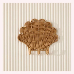 Artisanal Handmade Rattan & Seagrass <b>Wall</b> <b>Decor</b> Premium Natural Fiber Design for Chic Interiors - Product Image 5