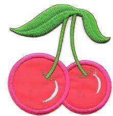 Presse à chaud personnalisé cerise Badges broderie Patch coudre sur les vêtements - Product Image 4