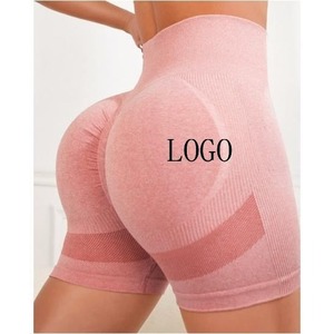 Shorts Deportivos de Mujer, de Secado Rápido, Ligeros, Transpirables, Sin Costuras, Cintura Alta, Elásticos, para Yoga y Running - Product Image 3