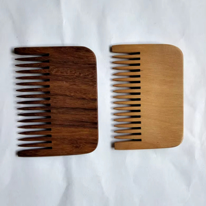 Personalized <b>Wooden</b> <b>Comb</b> Home Use Small Pocket Wide Tooth <b>Wooden</b> Beard Hair Detangler <b>Comb</b> for Men Women - Product Image 1