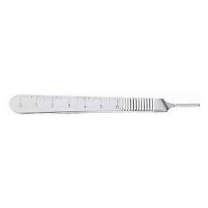 Manche de scalpel n° 3 3 poignées de scalpel chirurgical en acier inoxydable de qualité professionnelle, compatibles avec source d'alimentation manuelle - Product Image 4