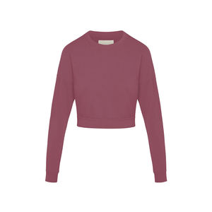 Sudadera corta para mujer, tela de algodón de ajuste personalizado, transpirable, de secado rápido, diseño cómodo para ropa de calle informal, sudaderas cortas - Product Image 6