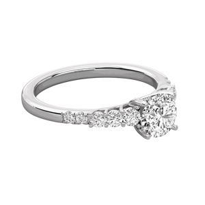 Anillo de Bodas con Diamante de Corte Redondo - Product Image 2