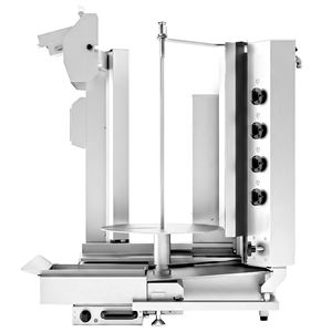 Grill à Kebab Automatique au Gaz - 4 Brûleurs - jusqu'à 95 kg - 10,64 kW - Product Image 6