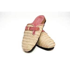 Vente en gros de pantoufles et sandales marocaines en raphia faites à la main, chaussures tissées écologiques pour femmes et hommes, fournisseur direct de commandes en gros - Product Image 1
