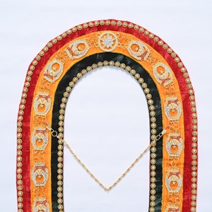 Collar de cadena de Regalia masónico chapado en oro hecho a medida oficial de la Logia de alta calidad pasado maestro OES DST AKA Sigma SGR TLOD collares - Product Image 2