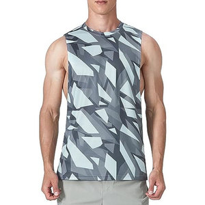 Nouveauté - Débardeur de sport pour homme - Haute qualité, respirant et à séchage rapide, polyester/coton, marque KANEKA SPORTS - Product Image 1
