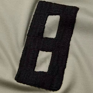 T-shirt à manches courtes en coton épais surdimensionné pour hommes, épaule tombante d'été avec motif solide longue longueur, vente en gros - Product Image 6