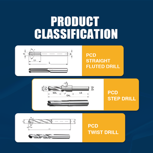 <span class=keywords><strong>Fresa</strong></span> <span class=keywords><strong>de</strong></span> taladro escalonado PCD, broca <span class=keywords><strong>de</strong></span> enrutador <span class=keywords><strong>de</strong></span> taladro <span class=keywords><strong>de</strong></span> diamante, escariador <span class=keywords><strong>de</strong></span> perforación escalonada PCD para materiales compuestos CFRP - Product Image 2