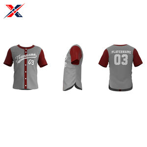 2025 nueva llegada conjuntos de ropa deportiva de béisbol de alta calidad buena venta uniforme transpirable para tallas grandes precio competitivo en blanco - Product Image 6