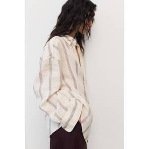 Chemise pour homme fabriquée directement en usine, coutures renforcées, en lin, logo personnalisé disponible - Product Image 1