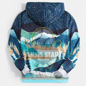 Sudaderas con capucha de sublimación de manga larga Transpirable Fácil Moda Adulto Último diseño Sudaderas con capucha de sublimación - Product Image 2