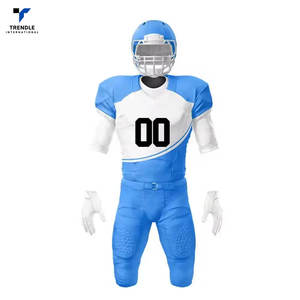 Fabricant d'usine Uniformes de football américain personnalisés à manches courtes et en tissu respirant Dernier design - Product Image 3