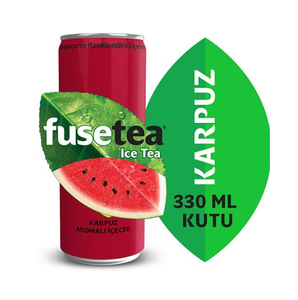 Té Fuse sabor sandía y menta, 24 latas de 330 ml, contiene 0 g de carbohidratos totales, ideal para consumidores de dietas cetogénicas y bajas en carbohidratos, venta al por mayor. - Product Image 1