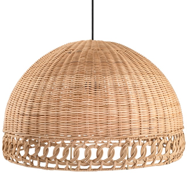 New Design Rattan Light Pendant Wicker Ceiling Lamps Natural Hanging Lights for Dinner Room Decor