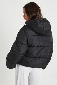 High Quality Knitted Canvas Winter Puffer Jacket for Women with Breathable <b>Polyester</b> <b>Filling</b> and Style - Product Image 5