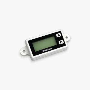 DOTCOM Juego de 4 Pantallas LCD de 7 Dígitos, Contador Doble de Plástico, Envío Gratuito, 5-24VDC, Mini Contador de 4 Contactos, Cable de 30cm - Product Image 1