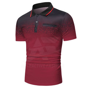 Polo homme slim fit de bonne qualité, dernière arrivée, personnalisable, manches courtes - Product Image 3