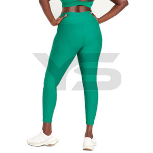 2024 New High-Waist Women's Yoga Pants Breathable <b>Knitted</b> Gym Fitness <b>Leggings</b> Seamed Push Features Sublimated Decor Casual - Product Image 2