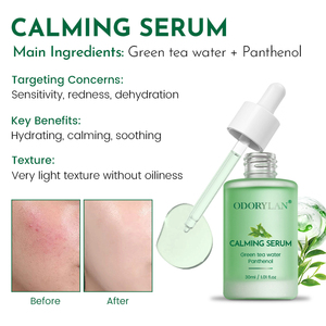 Sérum apaisant coréen OEM pour les rougeurs et les éruptions cutanées, formule apaisante et éclaircissante, sérum PDRN, sérum réparateur pour le visage - Product Image 3