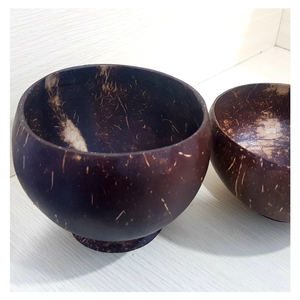 Cuenco de cáscara de coco de Vietnam para espacios interiores rústicos, cuenco decorativo de cáscara de coco con superficie natural pulida para su uso - Product Image 6